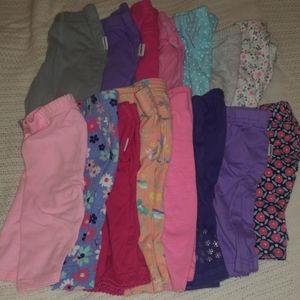 Lot of 15 size 0/3 month leggings